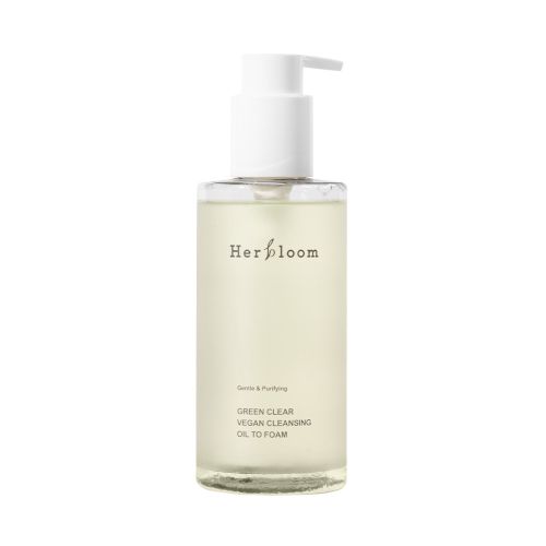 HERBLOOM Green Clear Vegan Cleansing Oil to Foam, 200 ml