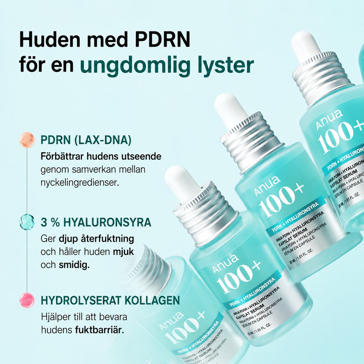 Anua PDRN Hyaluronic Acid Capsule 100 Serum 30ml