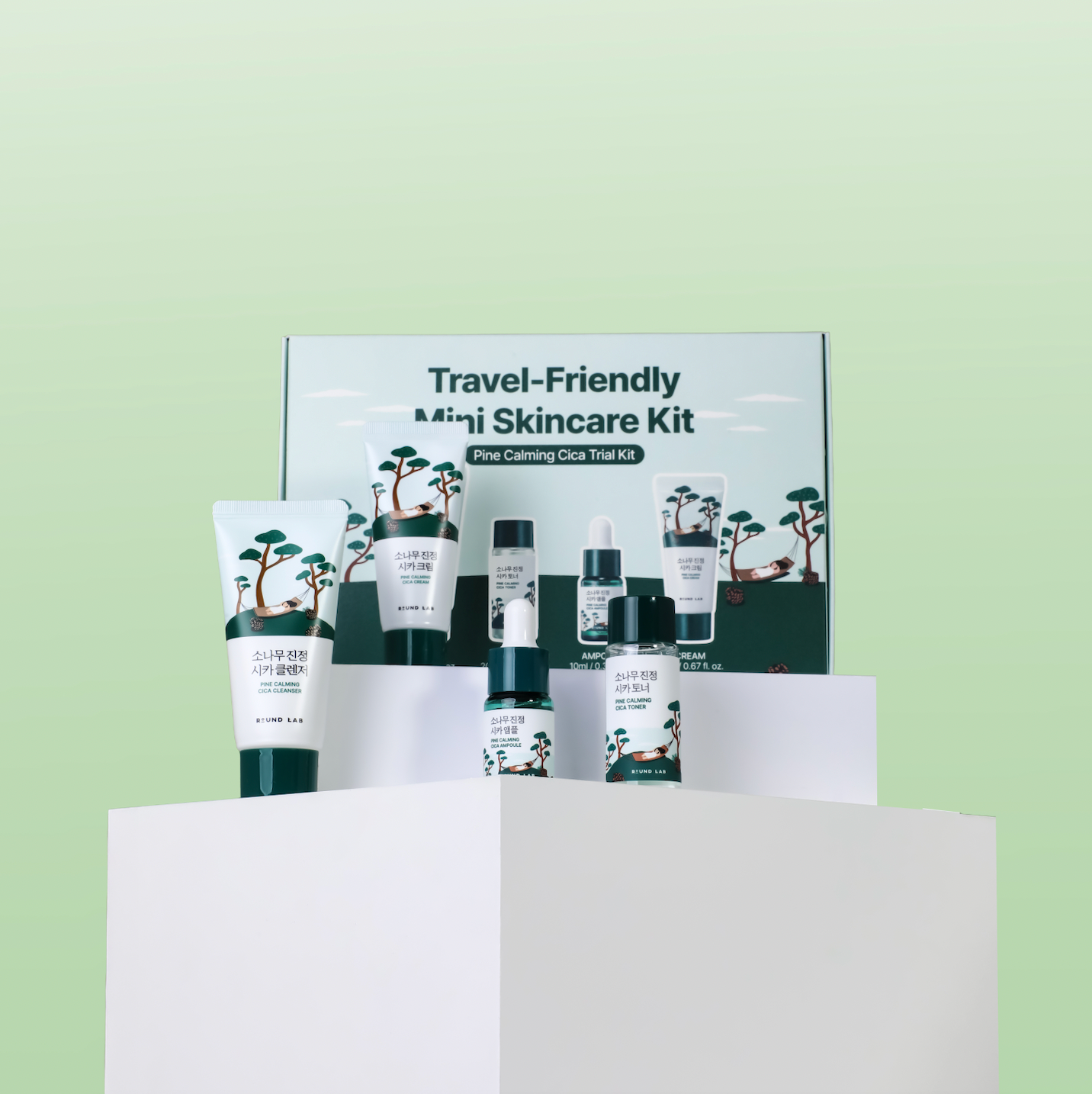 Round Lab Pine Calming Cica Trial Kit