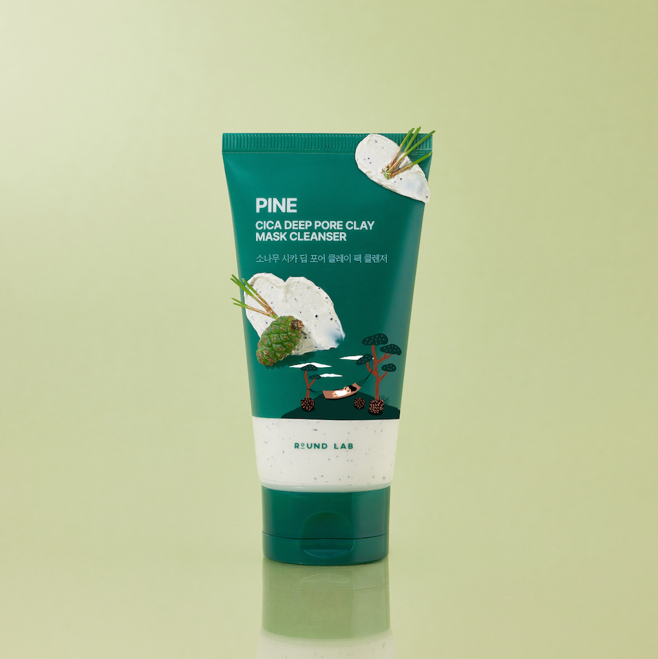 Round Lab Pine Cica Deep Pore Clay Mask Cleanser 150ml