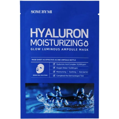 SOME BY MI Hyaluron Moisturizing Glow Luminous Ampoule Mask 1 st